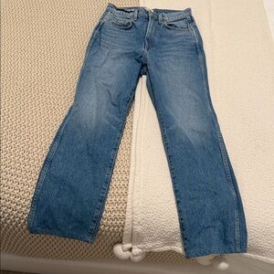 GRLFRND Straight Leg Blue Jeans